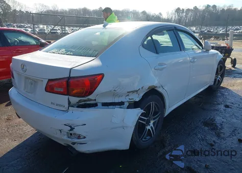 2008 Lexus Is 250 from USA, damaged, VIN JTHBK262682059270
